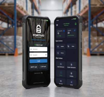 Fortivo Mobile app for Visitor and Vendor Check-in Interface